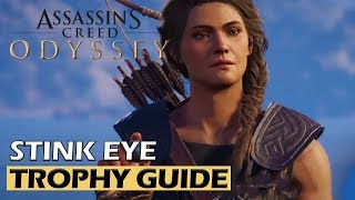 Assassins Creed Odyssey  Stink Eye Trophy Guide [upl. by Jeanie]