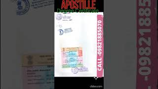 How to Get Certificate Apostille in India  Degree Apostille  Apostille Attestation India  Process [upl. by Aset]