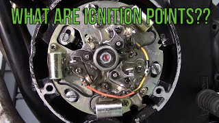 How to set and adjust Ignition Points  1977 Yamaha XS750   Ricks Garage ep 25 [upl. by Ajar]