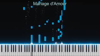 Mariage dAmour  Paul de Senneville Antonio Guida piano [upl. by Gatian]