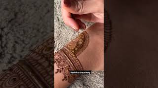 Back hand mehndi design like shorts viralshorts youtubeshorts mehndi likemehndidesign [upl. by Aidnic703]