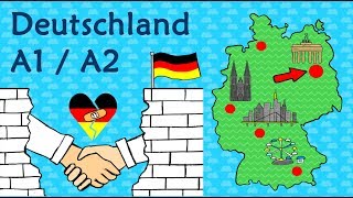 Deutsch A1  A2 Deutschland  Geographie amp Kultur  Learn German Geography amp Culture in Germany [upl. by Mont]