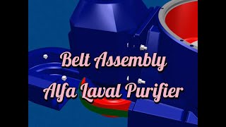 Alfa Laval Purifier Belt Assembly SA 875 [upl. by Todd]