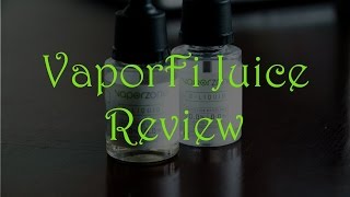 Vapor Fi Juice Review [upl. by Alyosha]