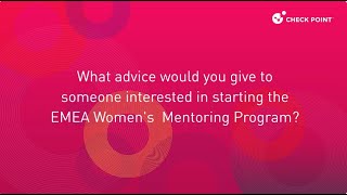 Check Points EMEA Womens Mentoring Program [upl. by Annirak394]