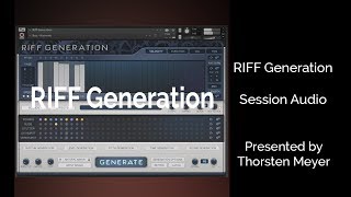 RIFF Generation from In Session Audio [upl. by Ahseinad]