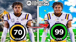 The Fastest Ways to Upgrade Your Player in College Football 25 Dynasty Mode [upl. by Eiramadnil]