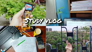 study vlog l exam days 📚 l slices of life 🍂 [upl. by Nwahsauq]