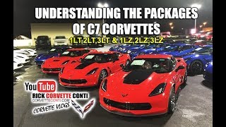 WHAT ARE DIFFERENCES in 1LT2LT3LT amp 1LZ2LZ3LZ CORVETTE PACKAGES on C7 [upl. by Chute603]