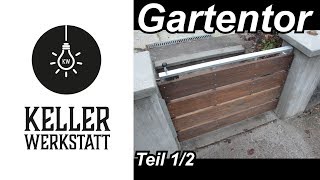 Gartentor selber herstellenschweißen  Teil 1 von 2 [upl. by Camilla]