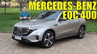 MercedesBenz EQC 400  Primeiro modelo 100 elétrico da marca no Brasil [upl. by Akeinahs595]