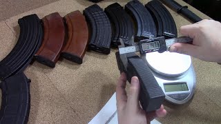 AK Magazine comparison by thickness and weight  Part 2 [upl. by Cotter]