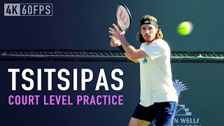 Stefanos Tsitsipas  Court Level Practice 2023 IW [upl. by Annemarie]