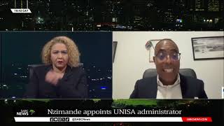 Nzimande appoints UNISA administrator Ishmael Mnisi [upl. by Nnednarb]