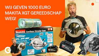 De GROOTSTE Makita cirkelzaag op accu OOIT Makita 40V XGT HS011 LET OP winactie afgelopen [upl. by Tallula]