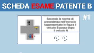 SCHEDA ESAME PATENTE B 2024 1 [upl. by Barkley185]