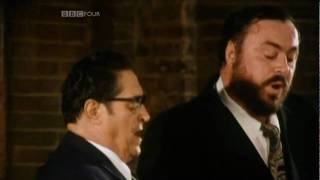 Panis Angelicus  Pavarotti Father amp Son Duet [upl. by Janith841]