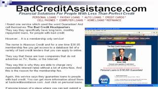 LEGITIMATE PERSONAL LOANS FOR PEOPLE WITH BAD CREDIT ֎ [upl. by Orelie]