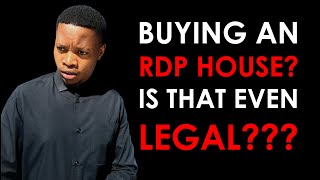 Buying an RDP HOUSE Is it safe legal and morally correct [upl. by Igenia]