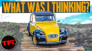 Taking a Citroen 2CV Through an OffRoad Test Course  This Thing is a BEAST [upl. by Nairde]