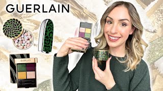 GUERLAIN HOLIDAY 2023🌟 REVIEW SWATCHES  HOLIDAY METEORITES GLITTERY TIGER PALETTE ANIMAL FANTASY [upl. by Fredi]