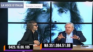 Cruciani ospite di Spatalino a quotLa voce dItaliaquot Prima Free Tv del 3092023 [upl. by Wieren]