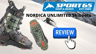 NORDICA UNLIMITED BOOT  Skischuh Review by Sport65 [upl. by Sharline]