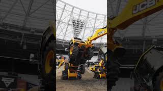 JCB 3CX Dancing Digger at Monster Jam London Stadium [upl. by Ver]