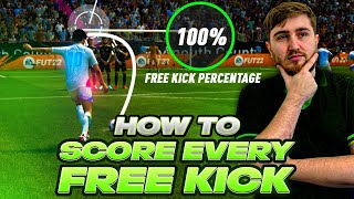 HOW TO SCORE EVERY FREE KICK IN FIFA 22 OP FREE KICK METHOD THAT WILL GET YOU EASY GOALS [upl. by Hilary778]