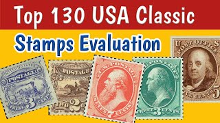 Most Expensive USA Stamps Worth Money  Most Valuable Rare American Postage Stamps [upl. by Yramanna]