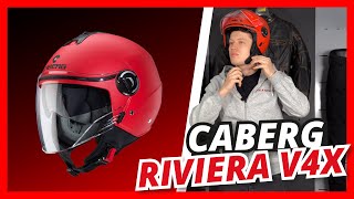 Caberg Riviera V4X Produktvorstellung amp Anprobe  Helmexpresscom [upl. by Horsey]