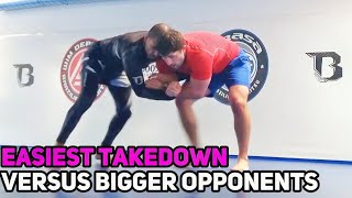 Best Takedown versus BIGGER OPPONENTS [upl. by Ishmul965]