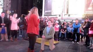 Times Square Proposal Fail [upl. by Arimlede147]