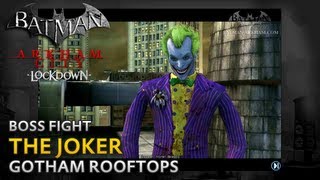 Batman Arkham City Lockdown  Walkthrough  Joker Boss Fight [upl. by Lordan]