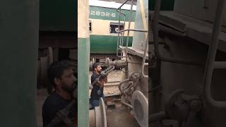 Locomotive coupling 💯😲 very unsafe viral shorts [upl. by Agemo]