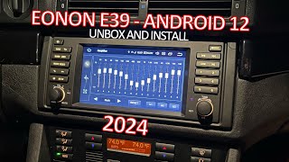 BMW e39 Eonon Android Radio Unboxing and Install [upl. by Weixel]