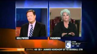 Rose Parade Grand Marshal Paula Deen on the KTLA Morning News [upl. by Anaujal132]