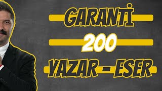 Garanti 200 Yazar  Eser [upl. by Oberheim]