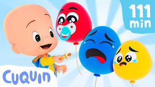 Los globos bebé de Cuquín 🎈 Aprende los colores con Cuquín y Fantasma  Vídeos educativos para niños [upl. by Salvidor]