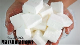 How To Make Marshmallows  Easy Recipe  No Corn Syrup [upl. by Notlok339]