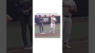 Better hidden ball trick or bad baserunning 🤔 [upl. by Ahtivak915]