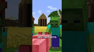 CÉU OU INFERNO PARA O CÃO UMA HISTÓRIA TRISTE DO MINECRAFT 🔗 shorts [upl. by Pantin]