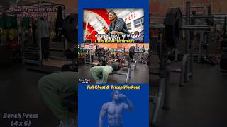 FULL CHEST amp TRICEP WORKOUT 💪🏾 workout basketball fitness advice beloti44 [upl. by Eidolem646]