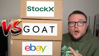 I Tried STOCKX vs GOAT vs EBAY Which is BEST For BUYING Sneakers [upl. by Ulah]