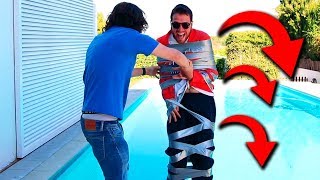 BROMA a MI AMIGO y casi LO TIRO A LA PISCINA [upl. by Amend458]