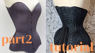 How To Sew An Updated ✅ Corset With Yoke diy [upl. by Smeaj]