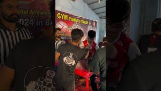 Bajpur arm wrestling champion🏆instagram trending viralvideo armwrestling viralvideo [upl. by Enuj]