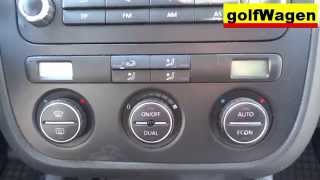 VW Golf 5  VW Jetta  VW Passat B6  how to testing climatronic  climatronic test [upl. by Buford]