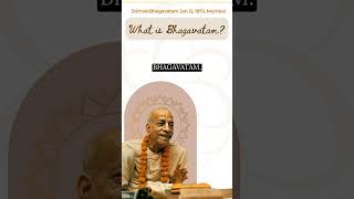 🤔What is Bhagavatam  Prabhupada Shorts Lectures Bhagavatam srilaprabhupadalectures [upl. by Iy]