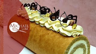 Pistachio Cake Roll  With Butter Cream [upl. by Ahsotan929]